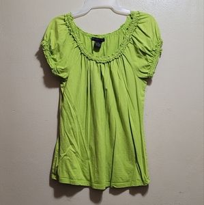 Grace Elements Womens Green Shirt Size M Cotton